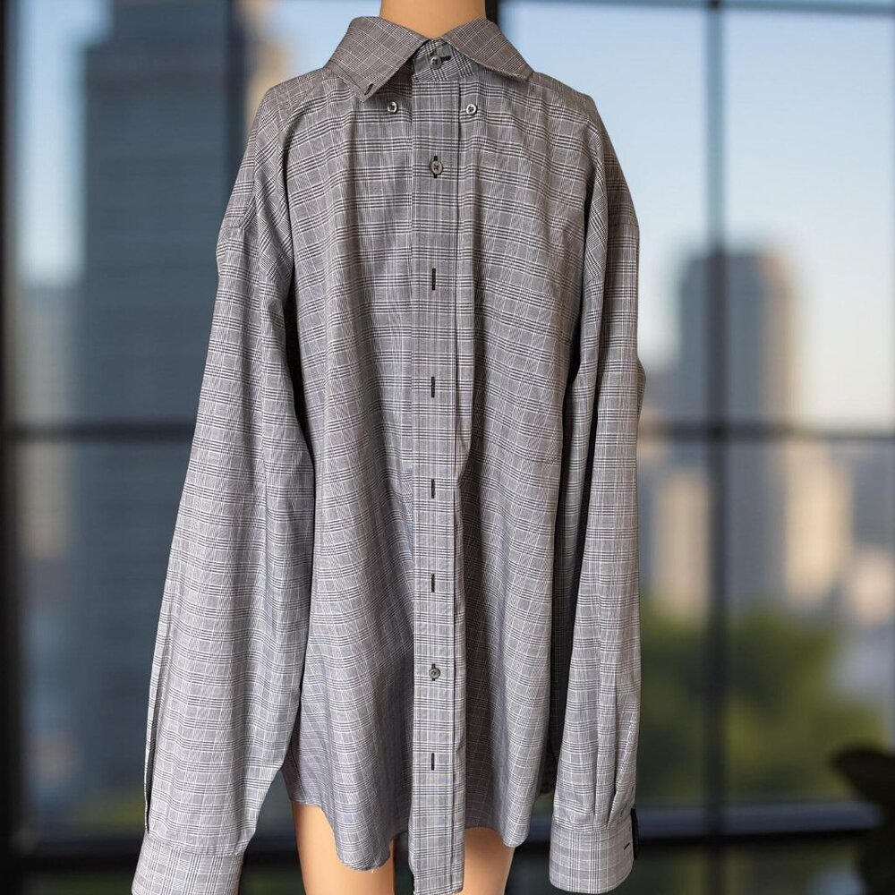 Paul Frederick Classic Fit Shirt Size 17 x 35